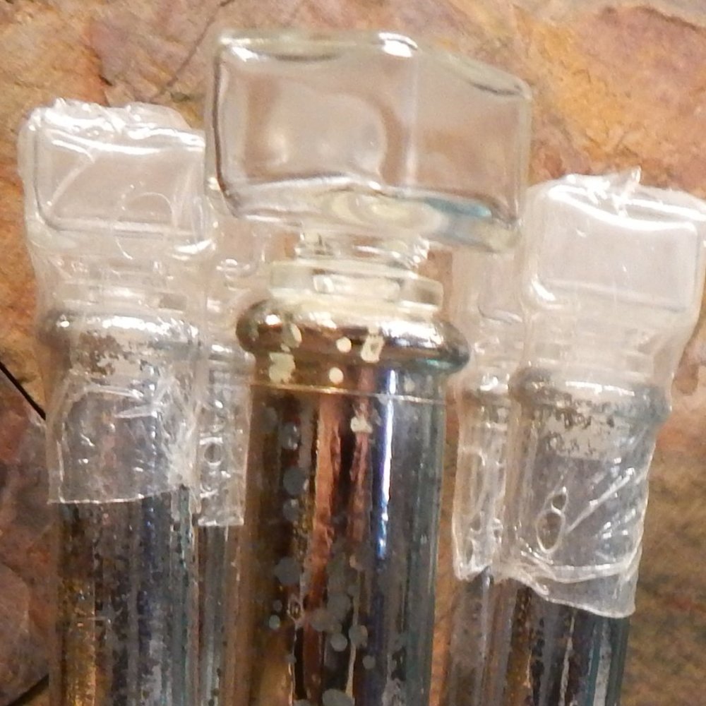 Blue Mercury Painted Decorative Bottles/Stoppers Choice 1 for $16 *** 2 for 20 - Picture 12 of 14